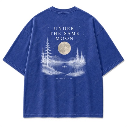 Moonlit Wilderness Washed Print Tee