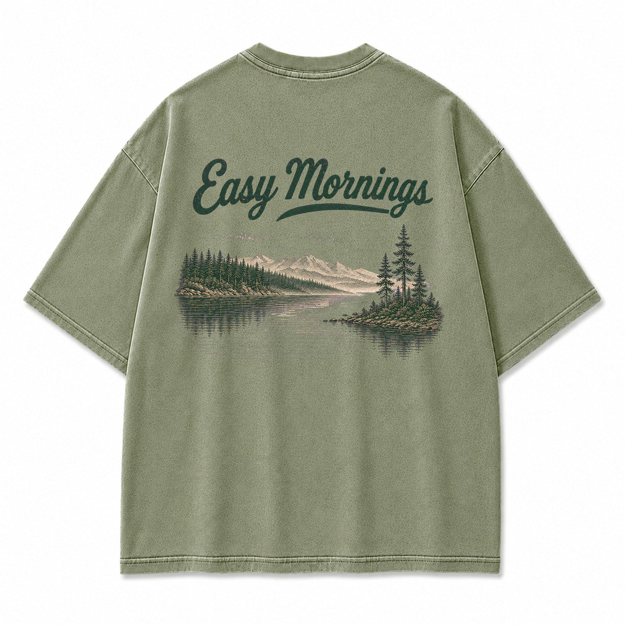 Easy Mornings Lake Graphic T-Shirt