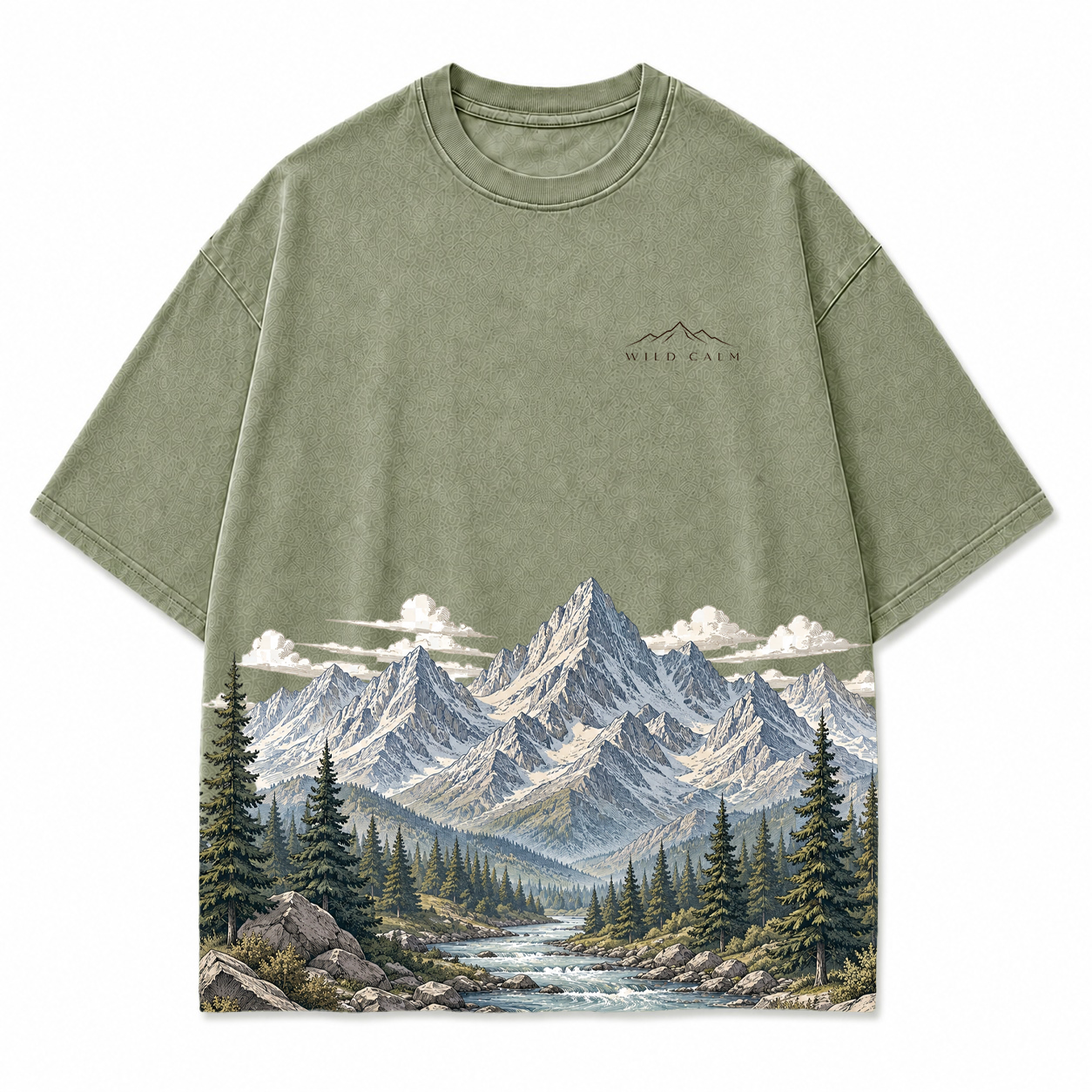 Timber Crest Alpine Wilderness Graphic T-Shirt