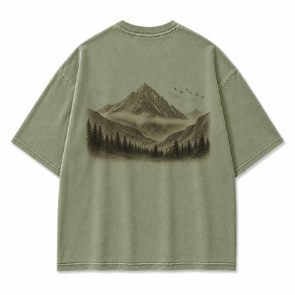 Above the Valley Mountain Peak Graphic T-Shirt