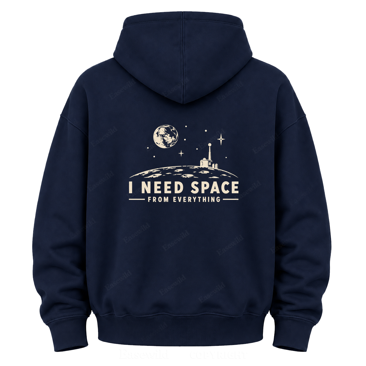 Moon Base Graphic Hoodie