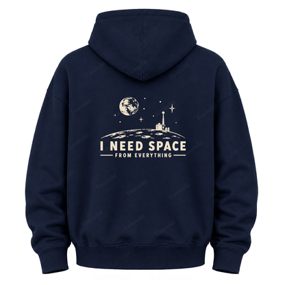 Moon Base Graphic Hoodie