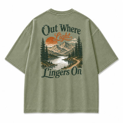 Out Where Light Lingers On Graphic T-Shirt