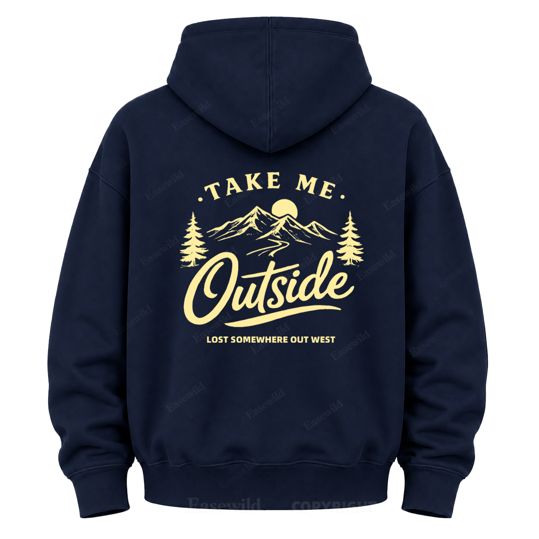 Take Me Outside Out West Grafik-Kapuzenpullover