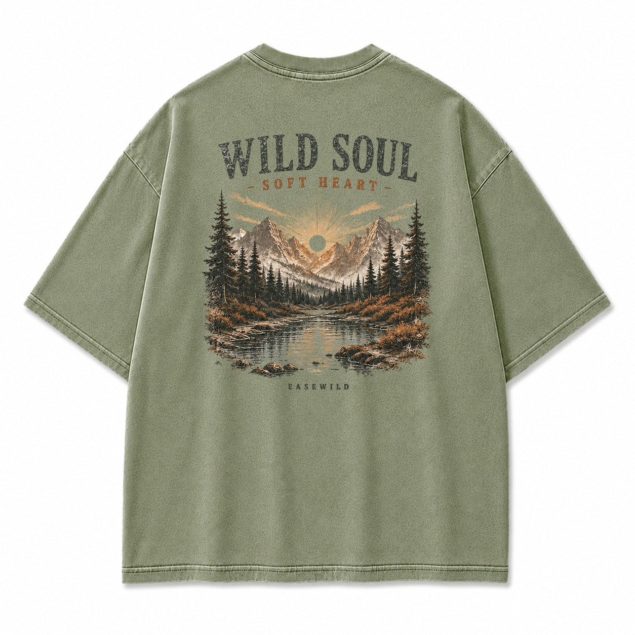 Wild Soul Mountain River Graphic T-Shirt