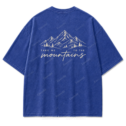 Mountain State of Mind Washed Print Tee
