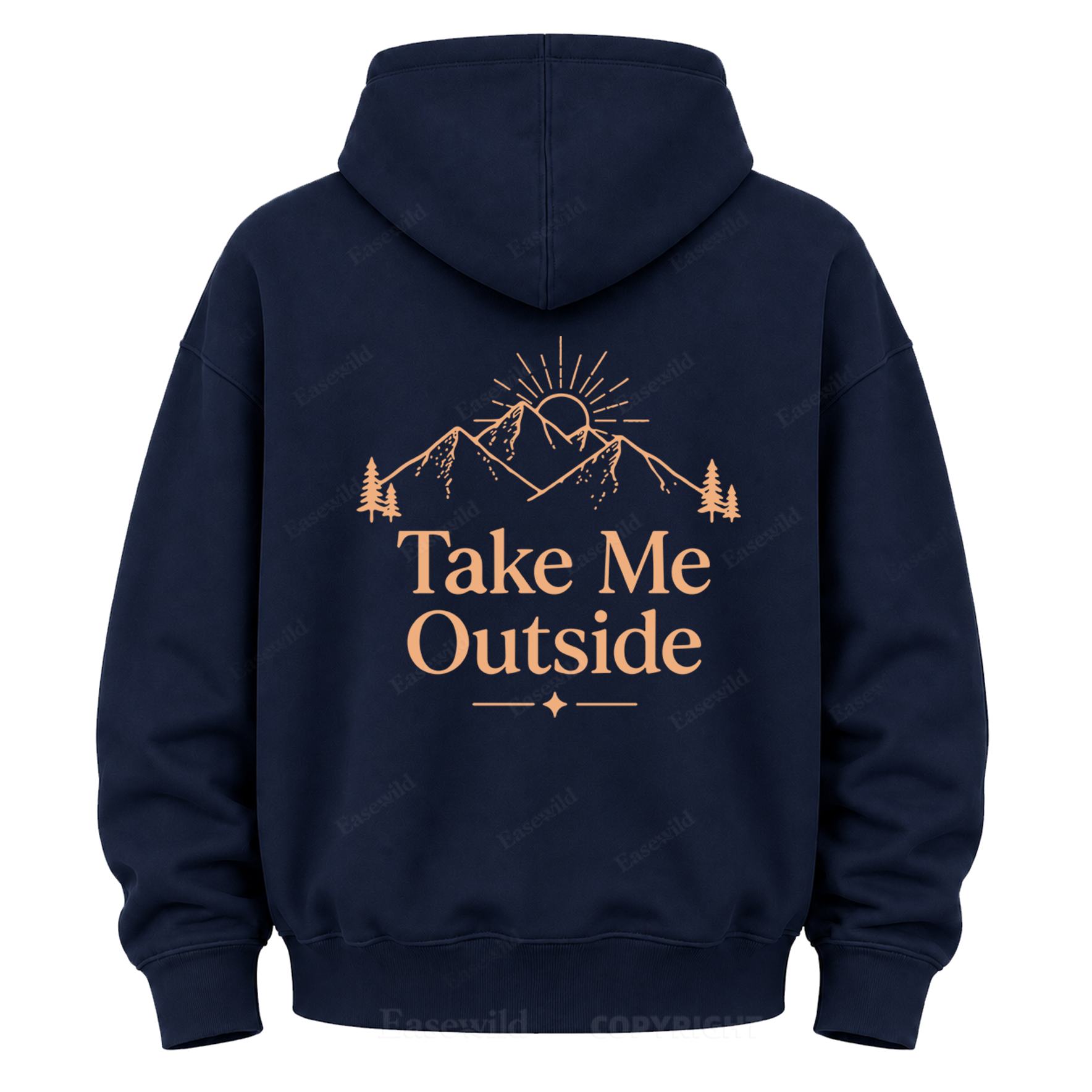 Take Me Outside Mountain Grafik-Kapuzenpullover