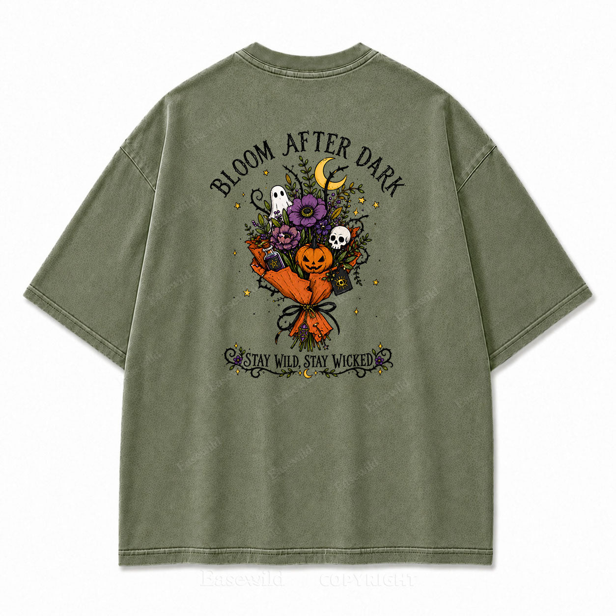 Bloom After Dark Halloween Washed Graphic Tee