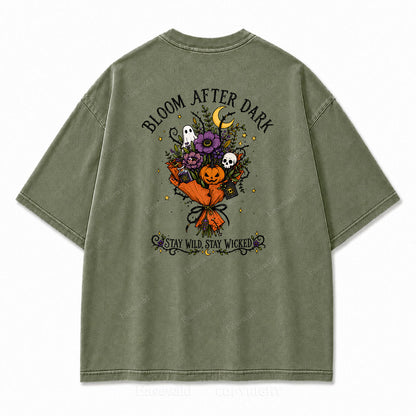 Bloom After Dark Halloween Washed Graphic Tee