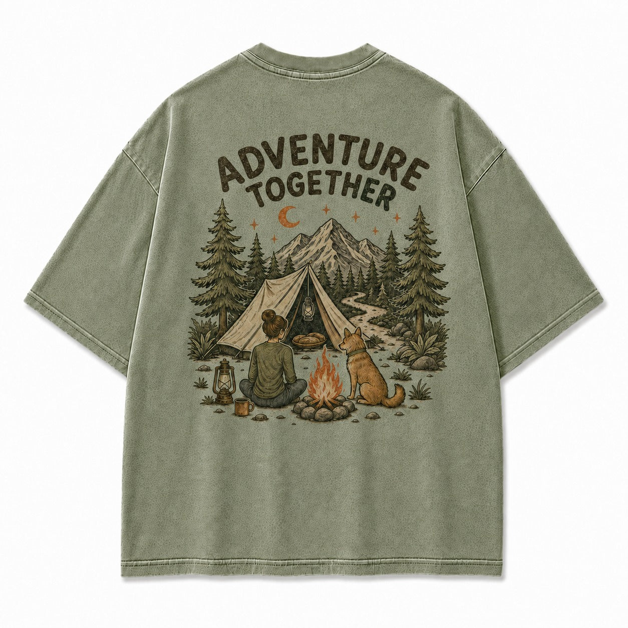 Adventure Together Campfire Graphic Tee