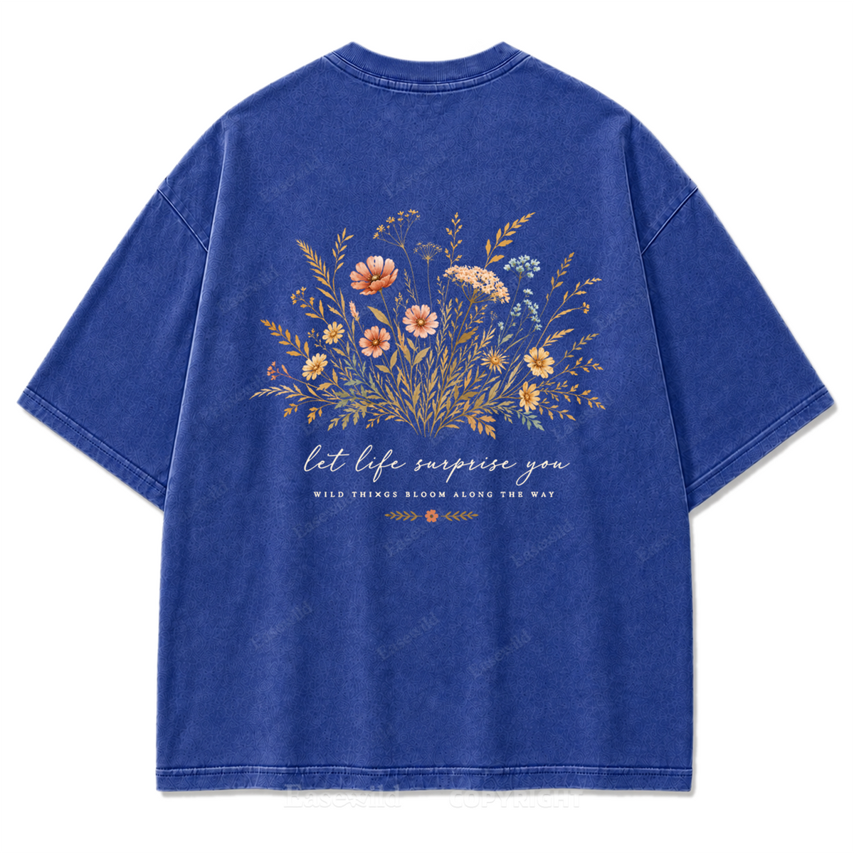 Let Life Surprise You Washed Print Tee