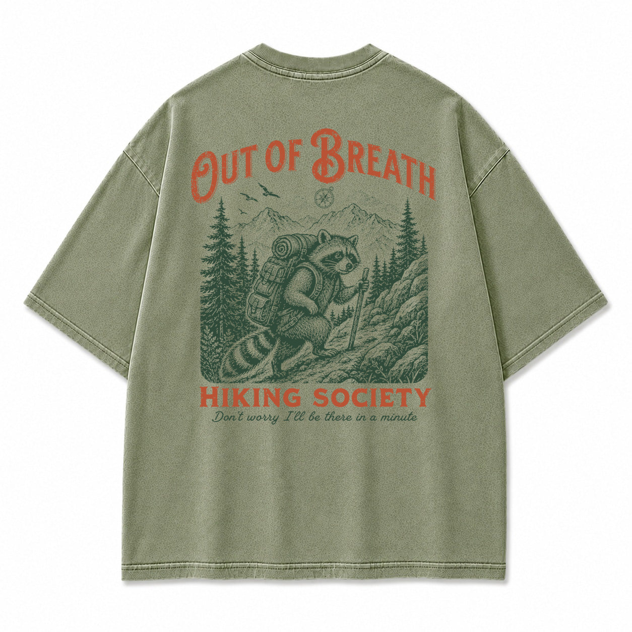 Out of Breath Hiking Society Graphic T-Shirt