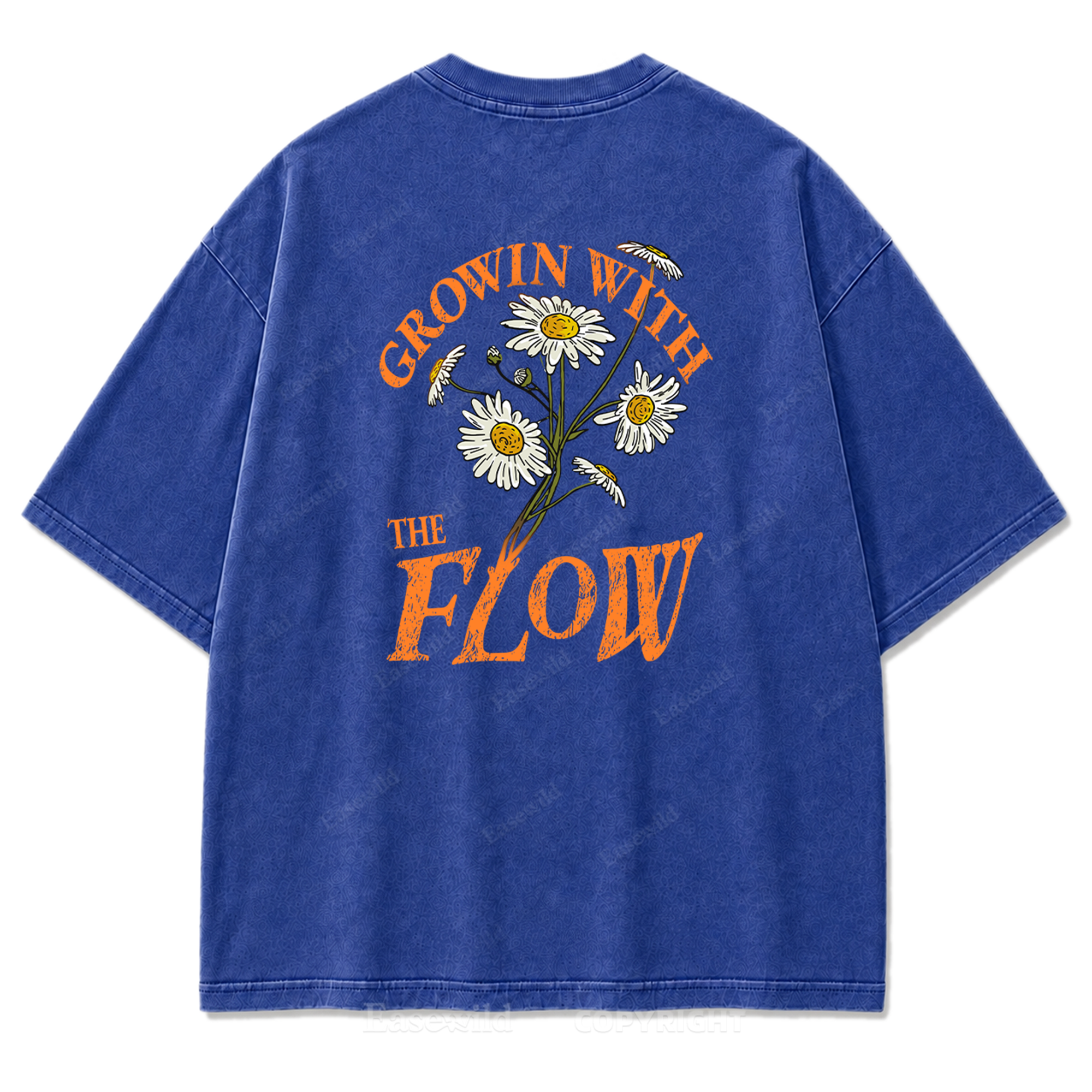 Grow With The Flow Daisy Washed Print Tee