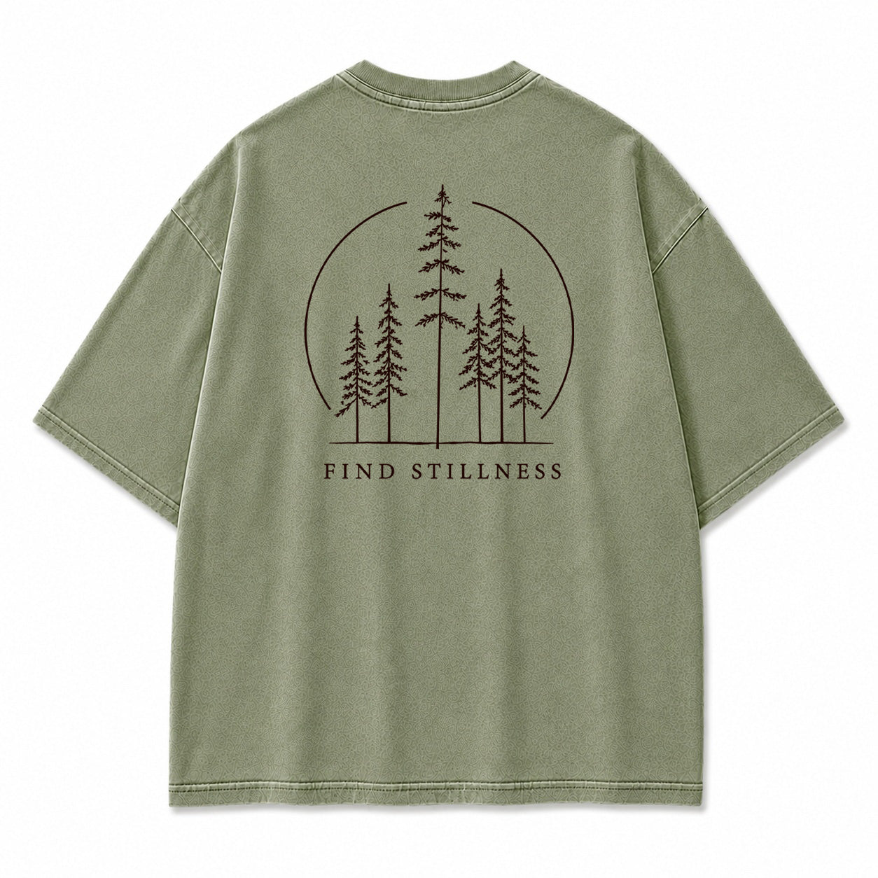 Find Stillness Pine Forest Graphic T-Shirt