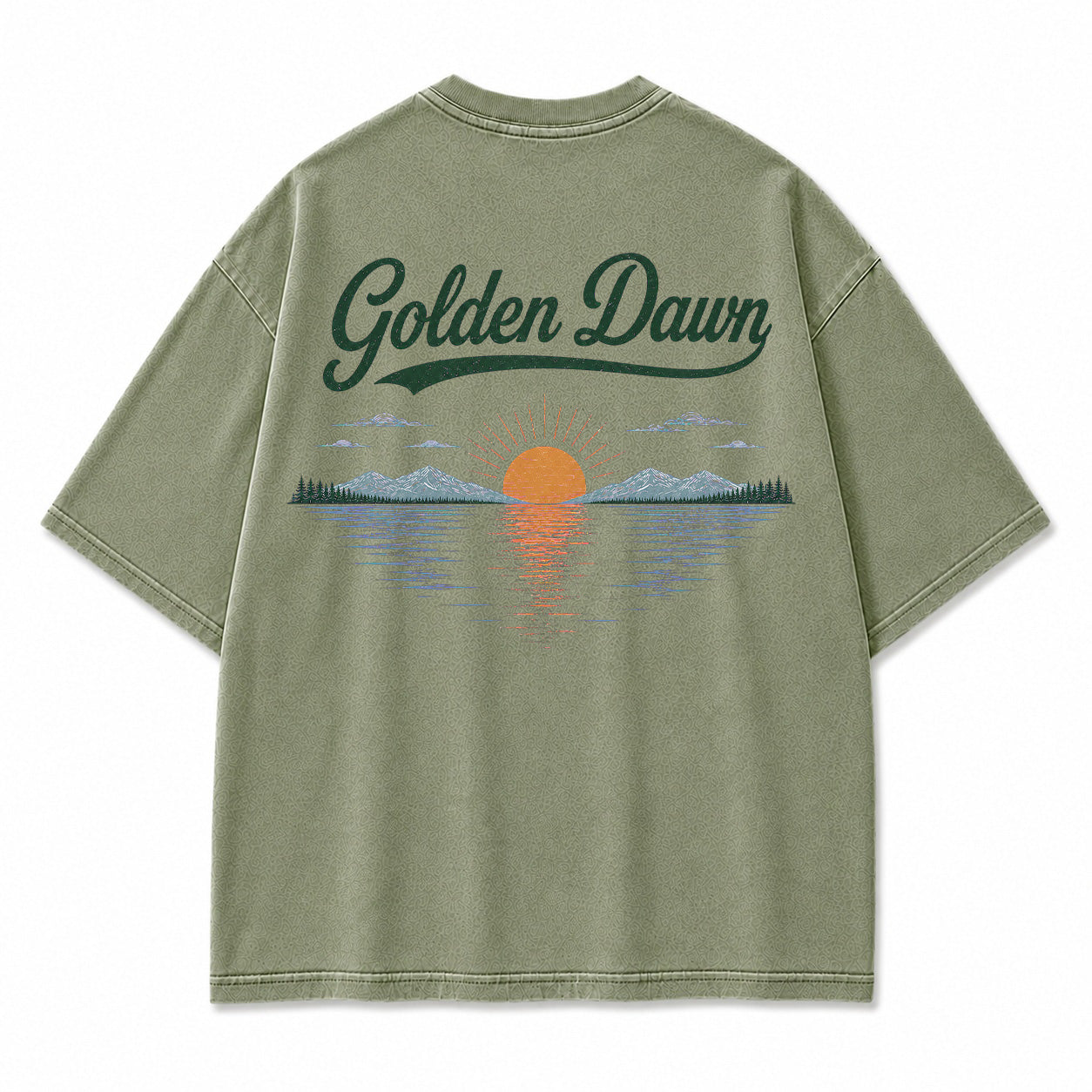 Golden Dawn Lake Graphic T-Shirt