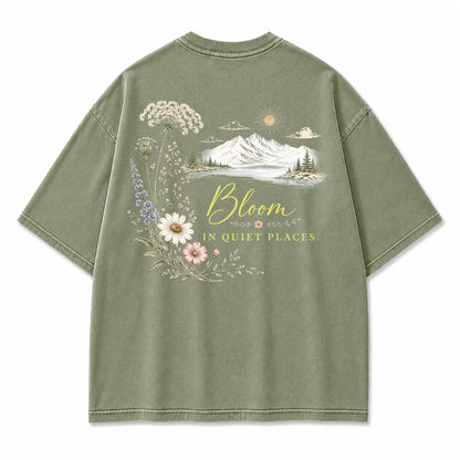 Bloom in Quiet Places Graphic T-Shirt