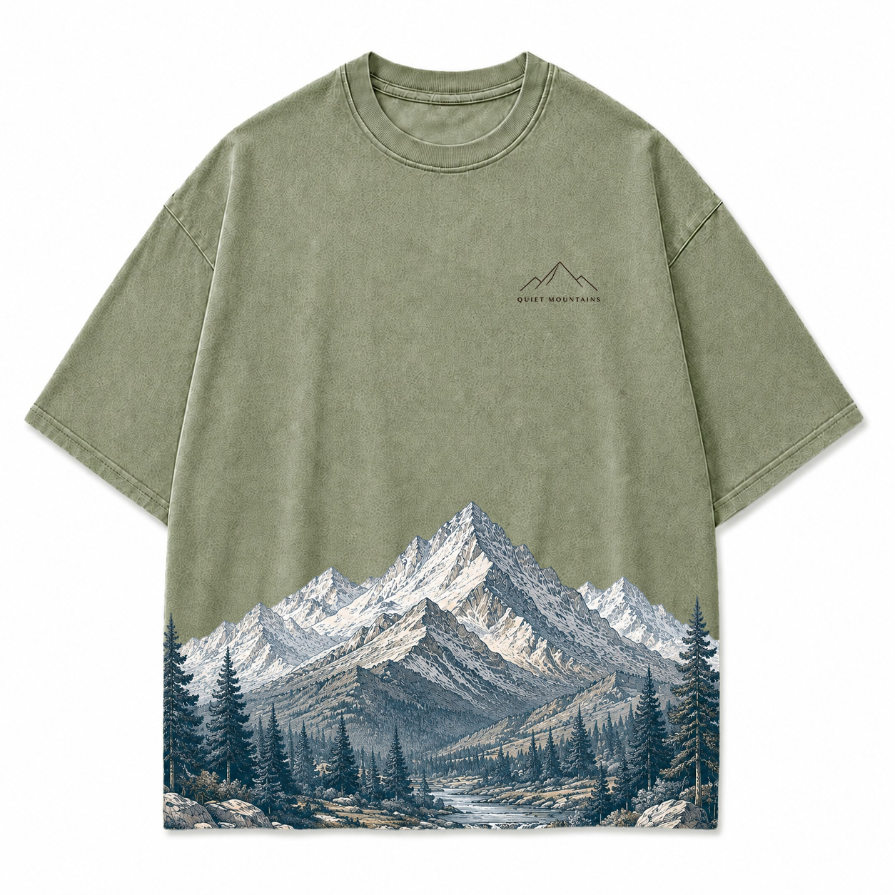 Summit Echo Alpine Landscape Graphic T-Shirt