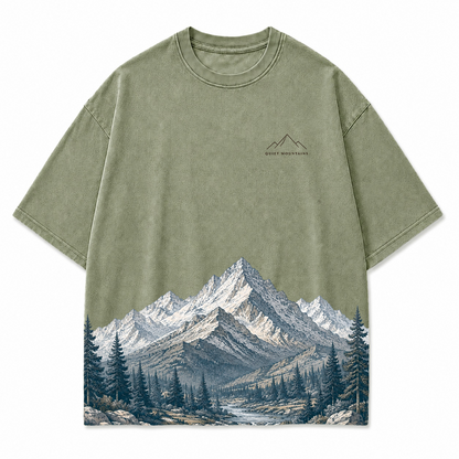 Summit Echo Alpine Landscape Graphic T-Shirt