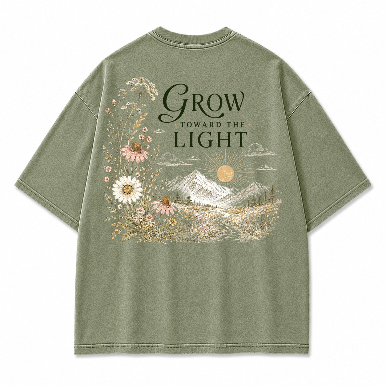 Bloom Toward The Light Graphic T-Shirt