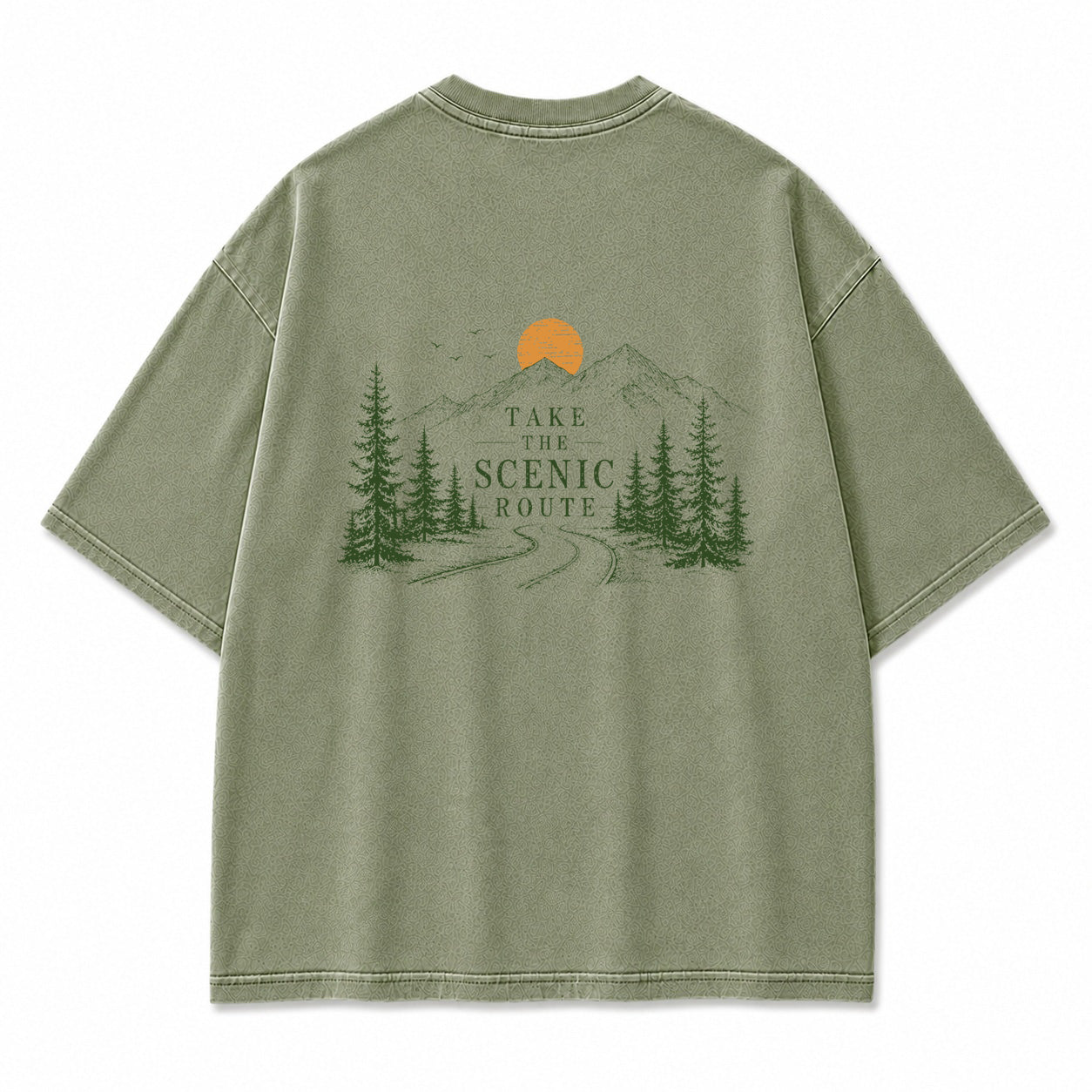 Take The Scenic Route Graphic T-Shirt