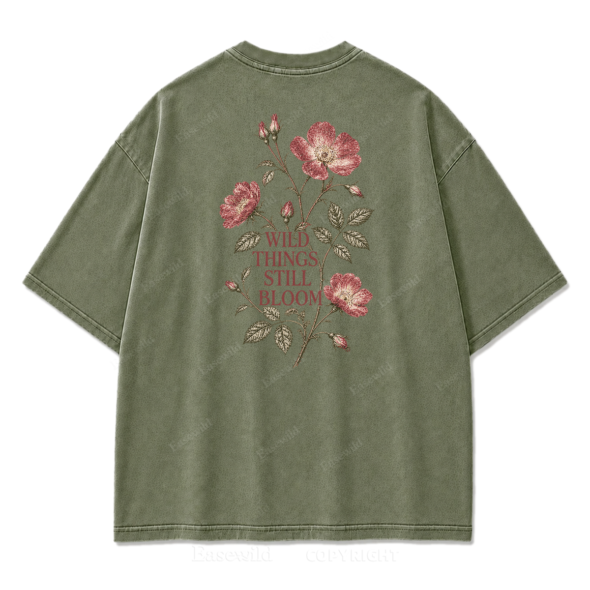 Wild Things Still Bloom Vintage Botanical Tee