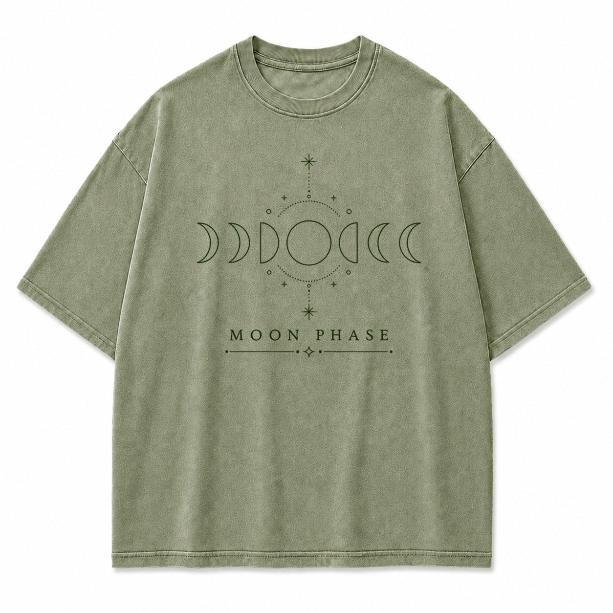 Moon Phase Minimal Celestial Graphic T-Shirt