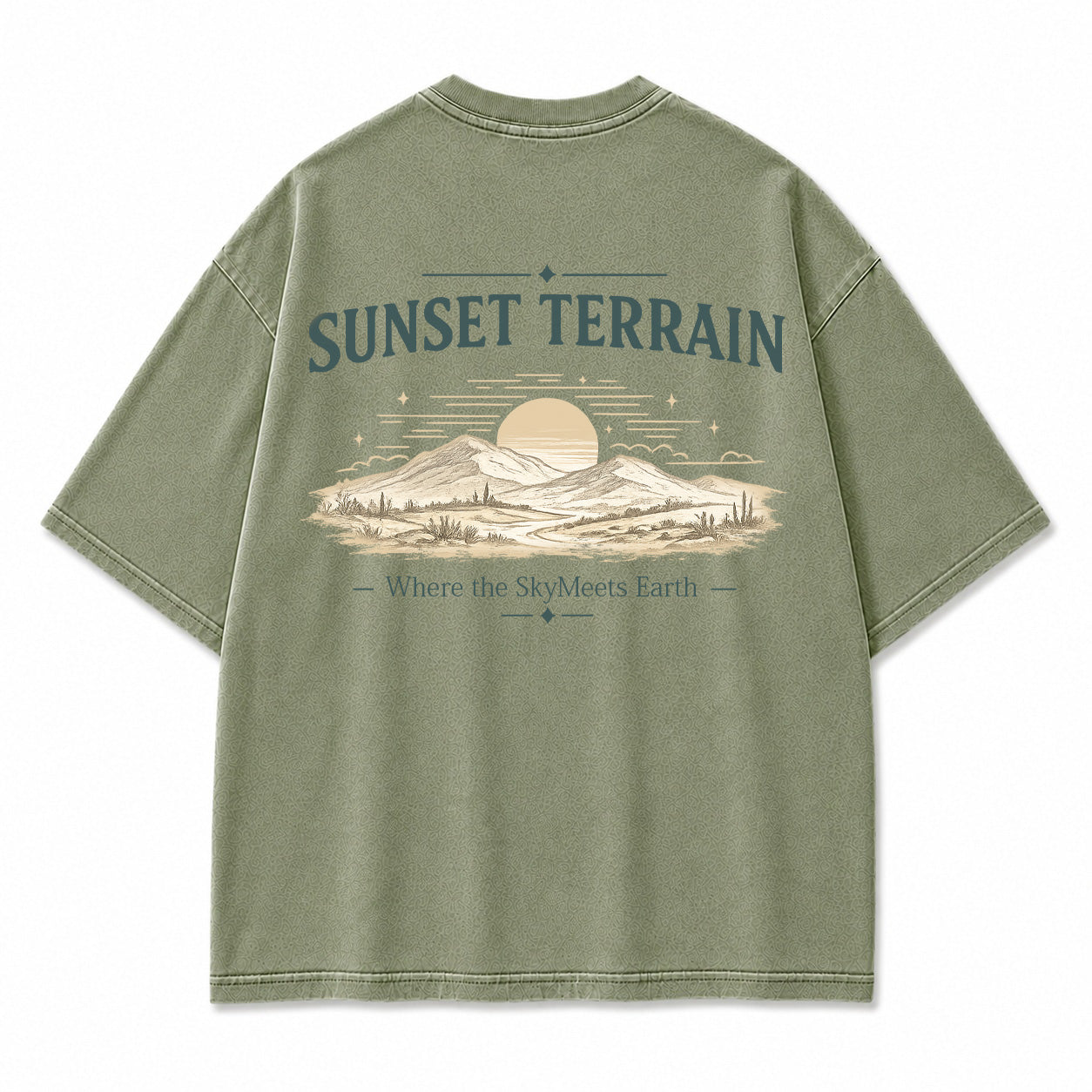 Golden Horizon Desert Ridge Graphic T-Shirt