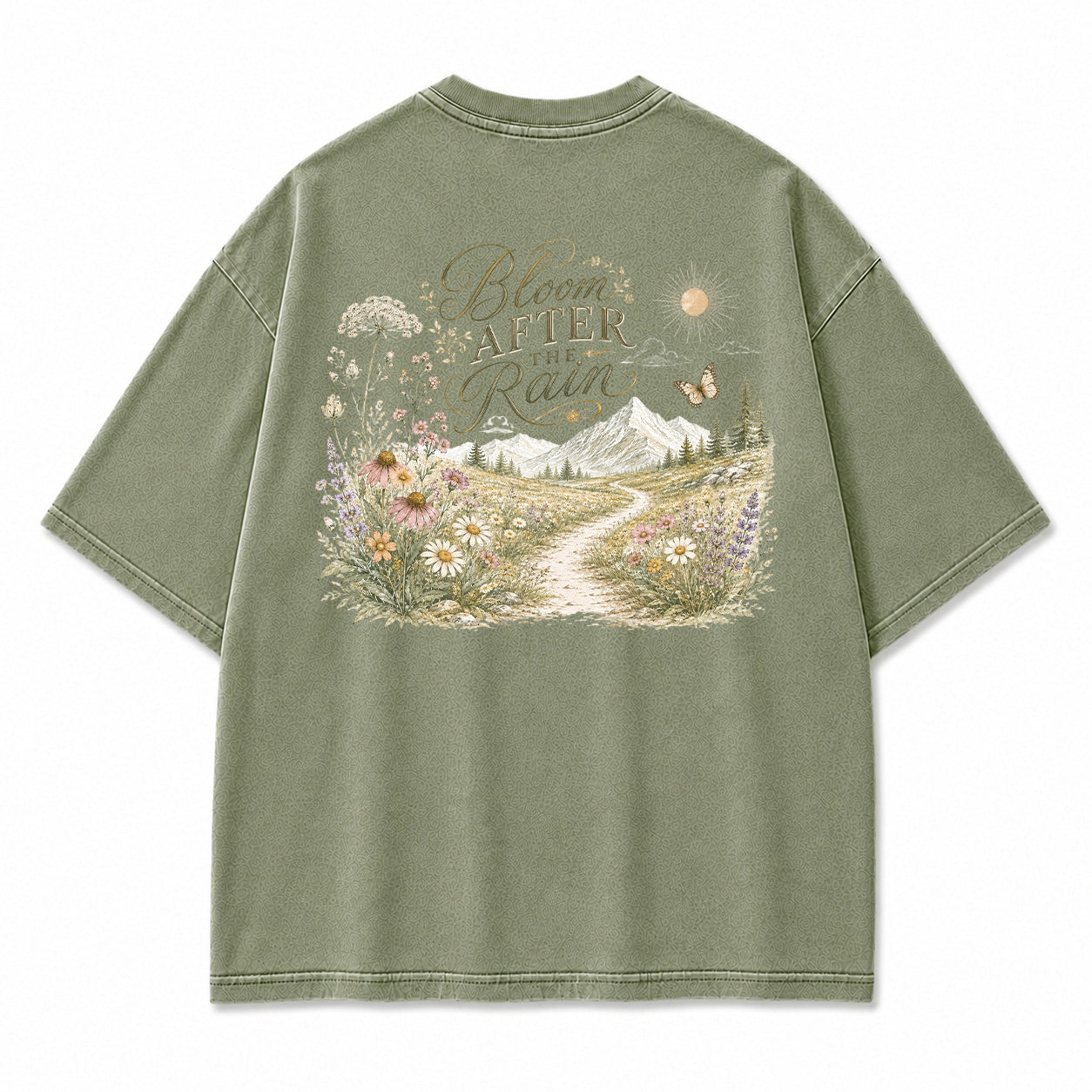 Bloom After The Rain Meadow Graphic T-Shirt
