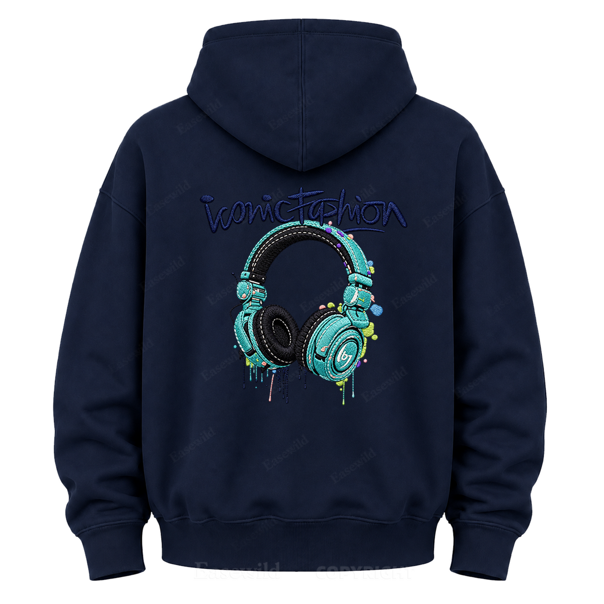 Iconic Fashion Headphones Graphic Hoodie