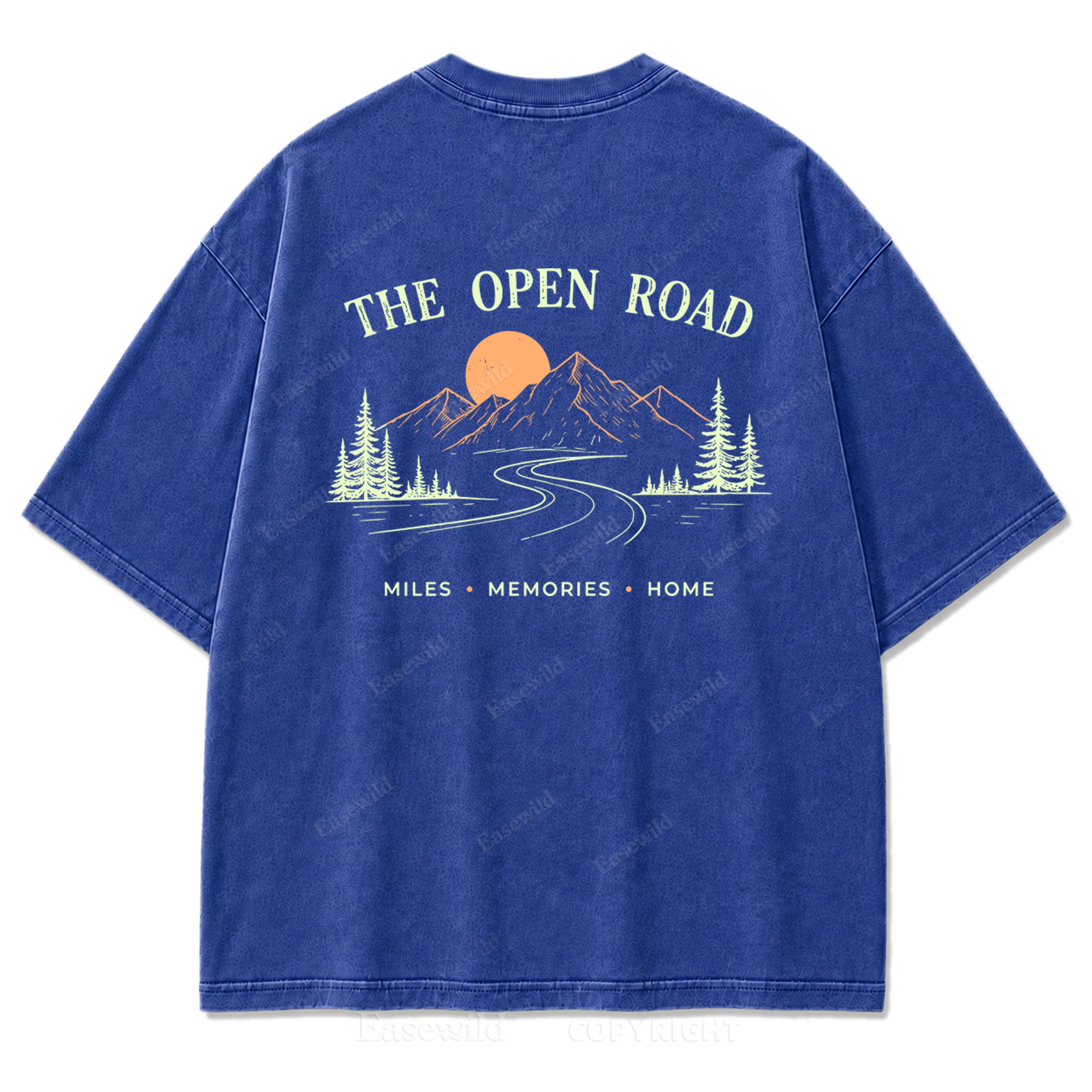The Open Road Washed Print Tee