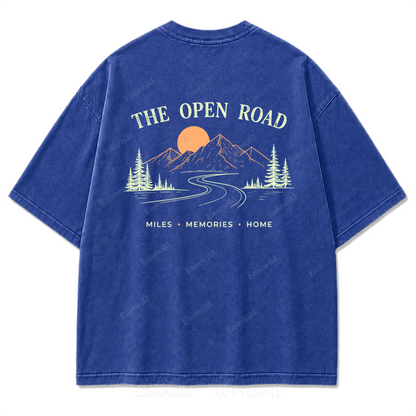 The Open Road Washed Print Tee