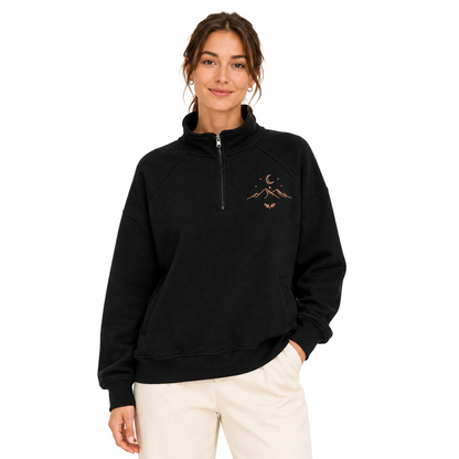 Stay Wild Stay Gentle Zip Pullover Sweatshirt
