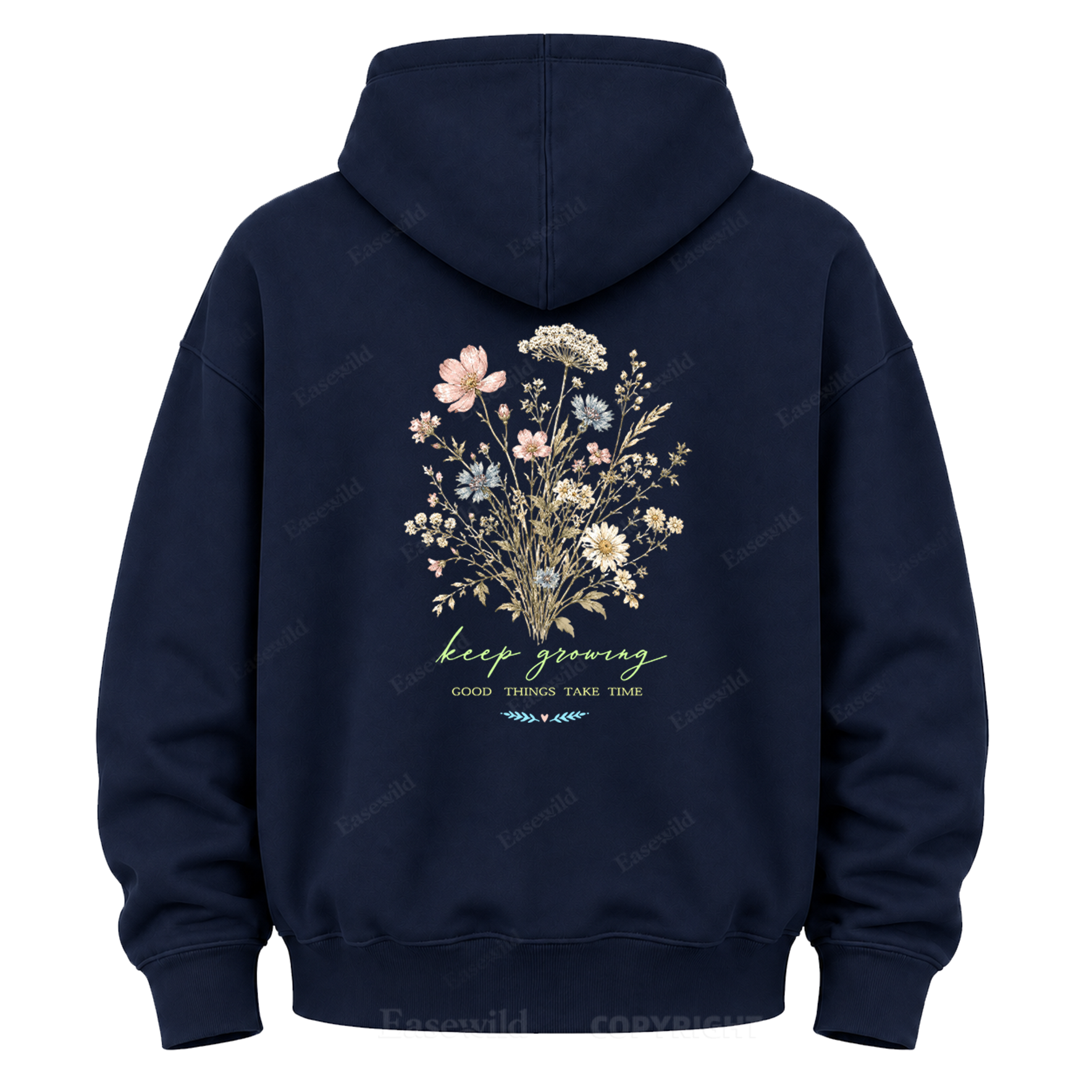 Keep Growing Wildflower Graphic Hoodie