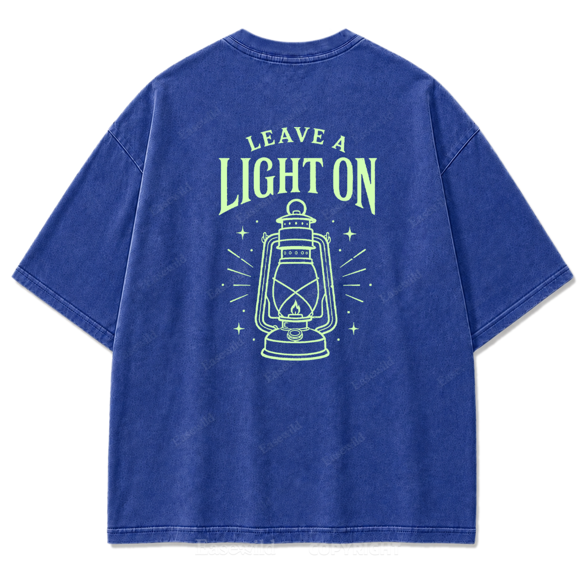 T-Shirt mit „Leave A Light On“-Grafikprint