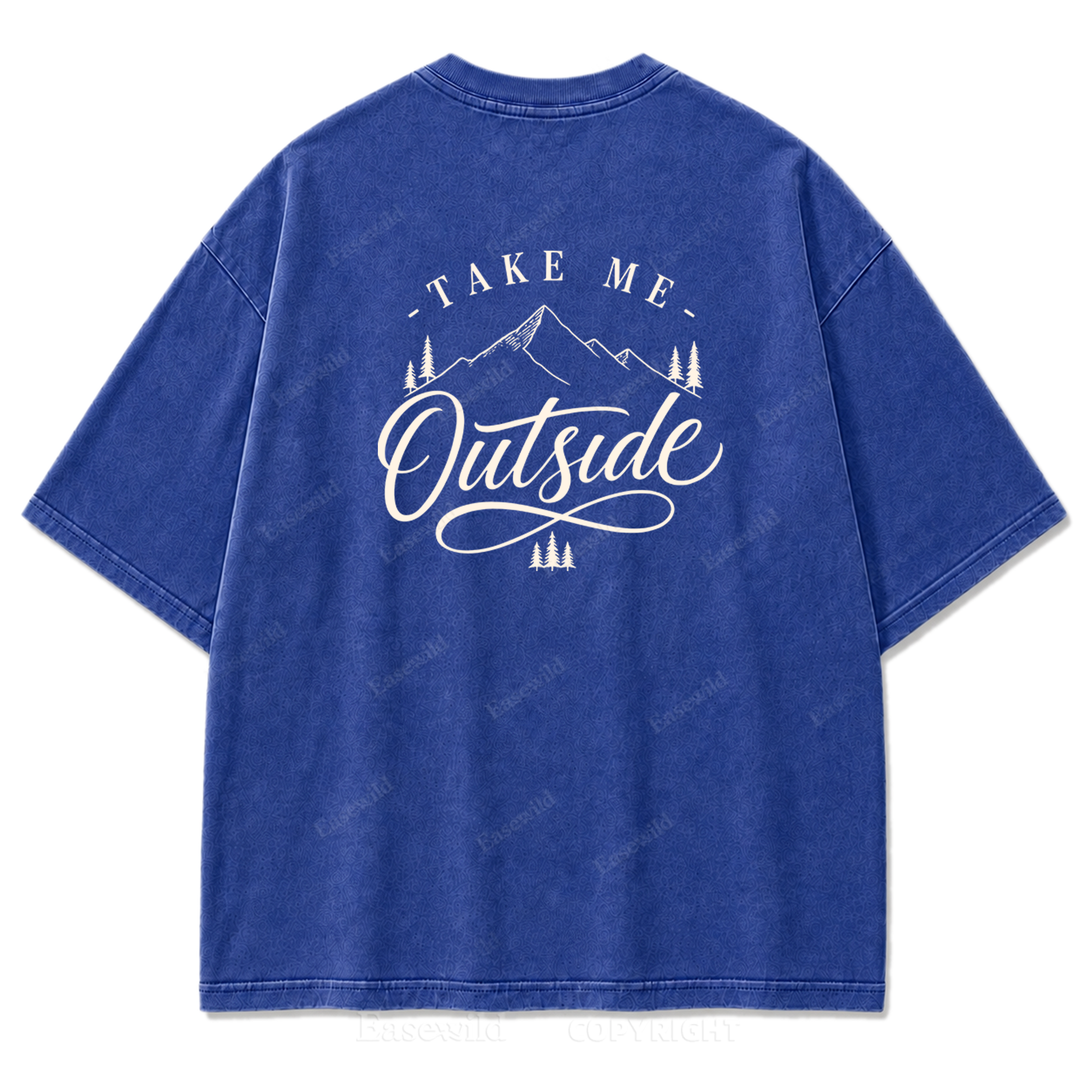 Called Back to the Outside Washed Print Tee