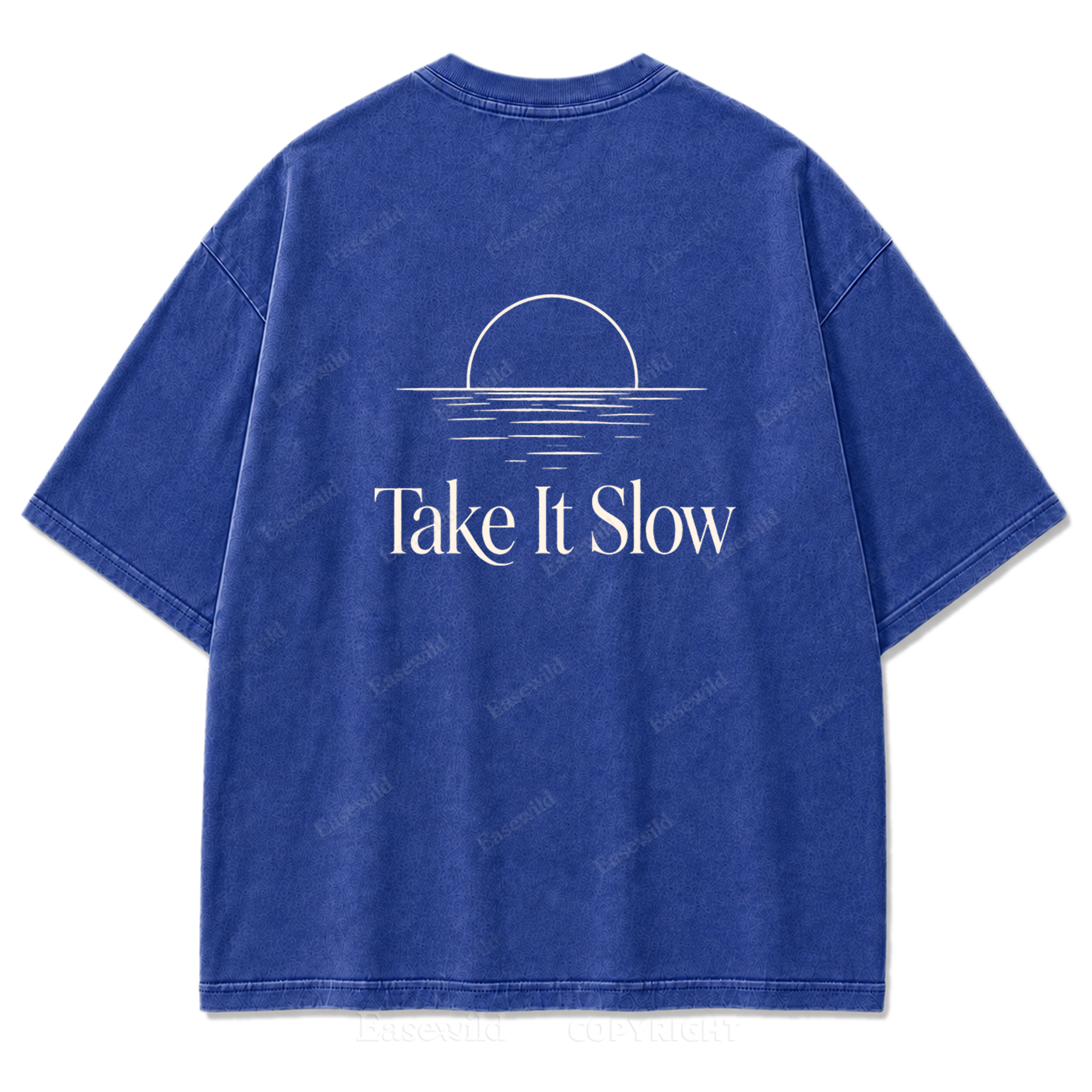 Still Water, Slow Days Washed Print Tee