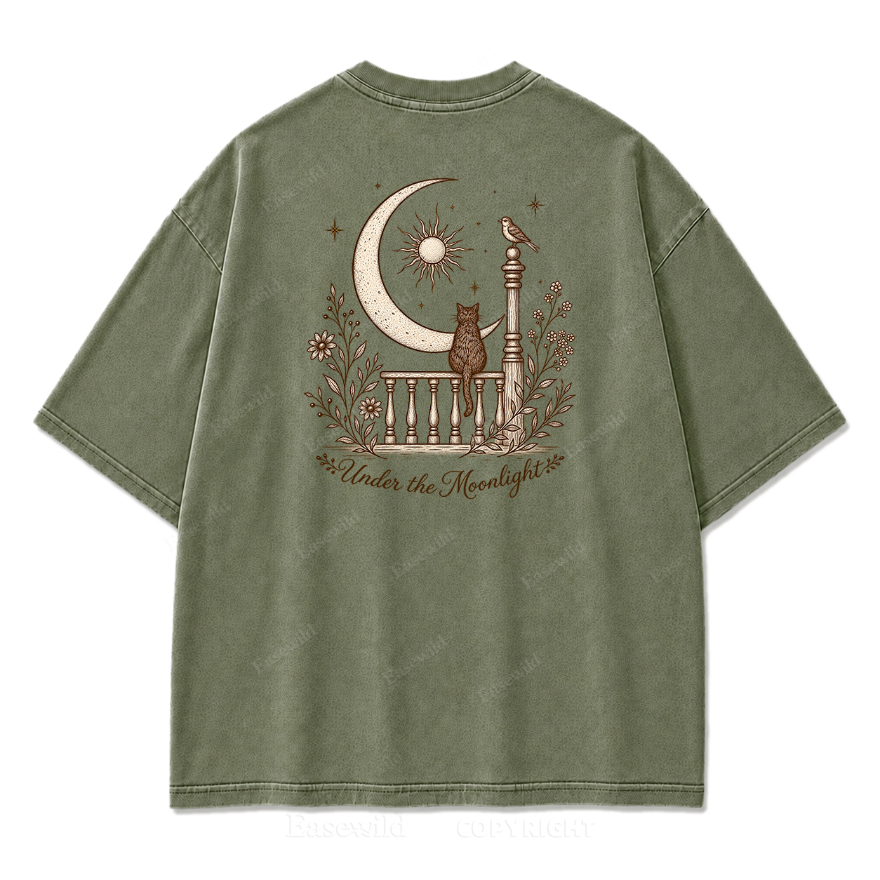Lunar Reverie Vintage Graphic Print Tee