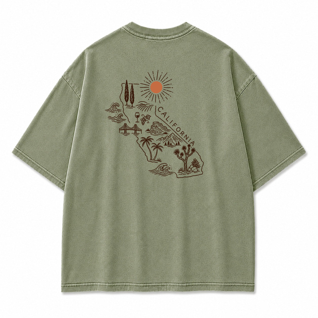California State Outline Graphic T-Shirt