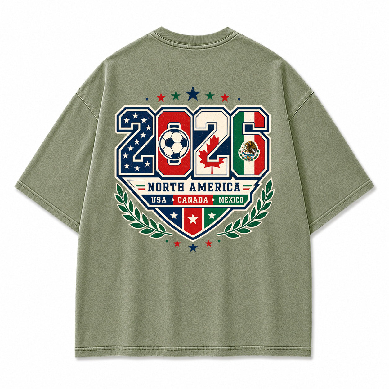 2026 North America Football Graphic T-Shirt