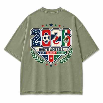 2026 North America Football Graphic T-Shirt