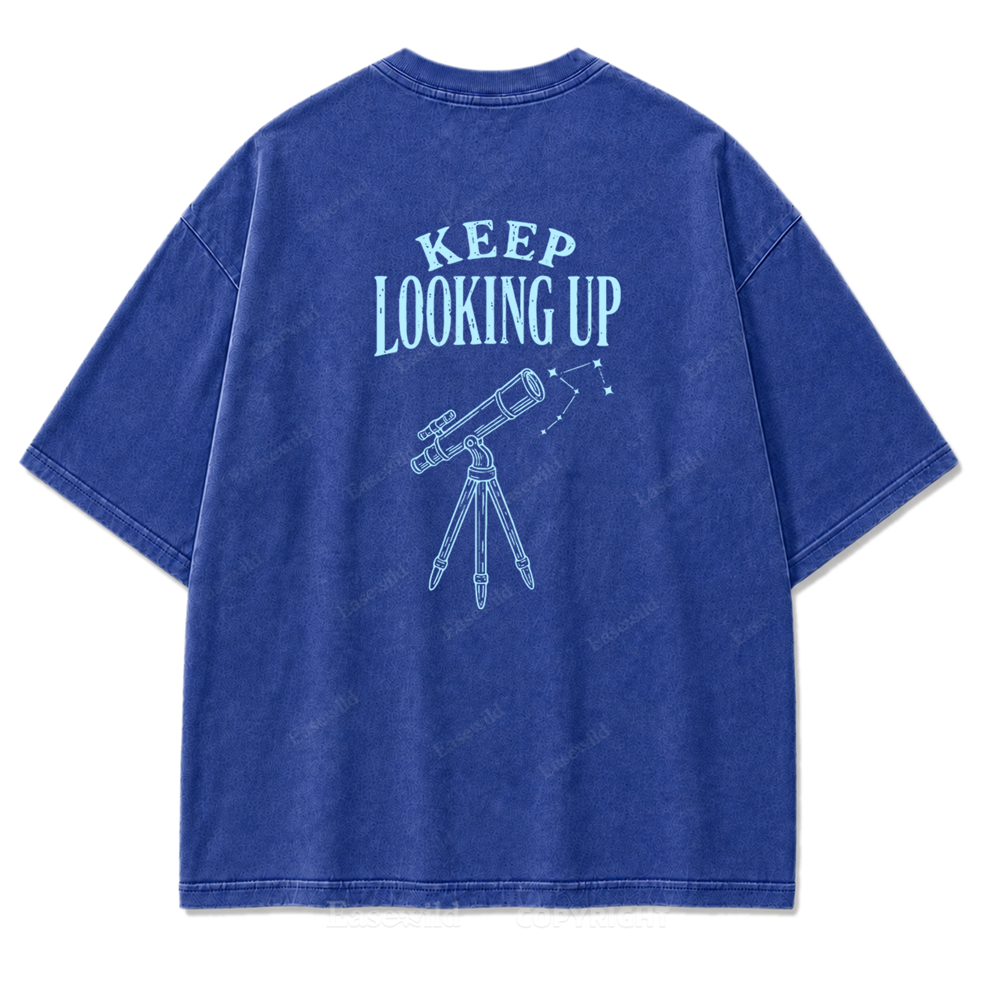 Keep Looking Up Graphic Print Tee