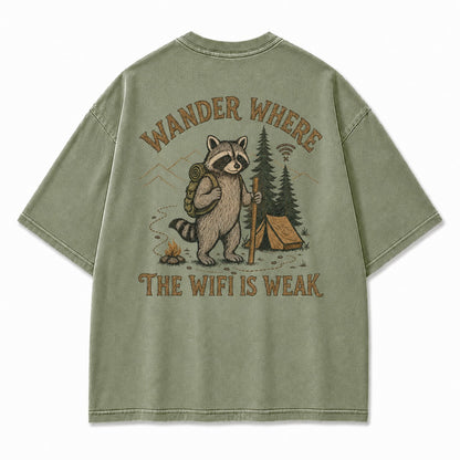 Off Grid Raccoon Graphic Tee