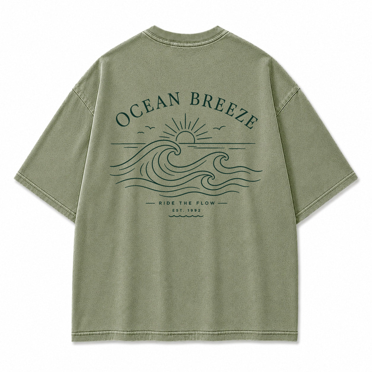 Ocean Breeze Minimal Graphic T-Shirt