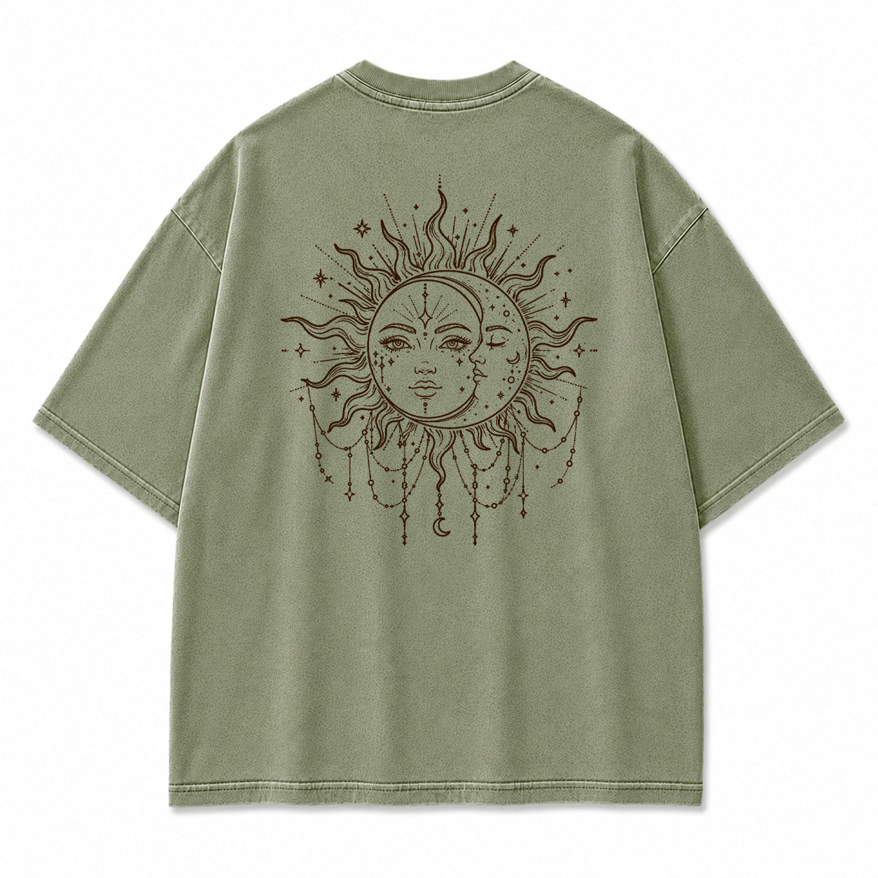 Sun Moon Celestial Spirit Graphic T-Shirt