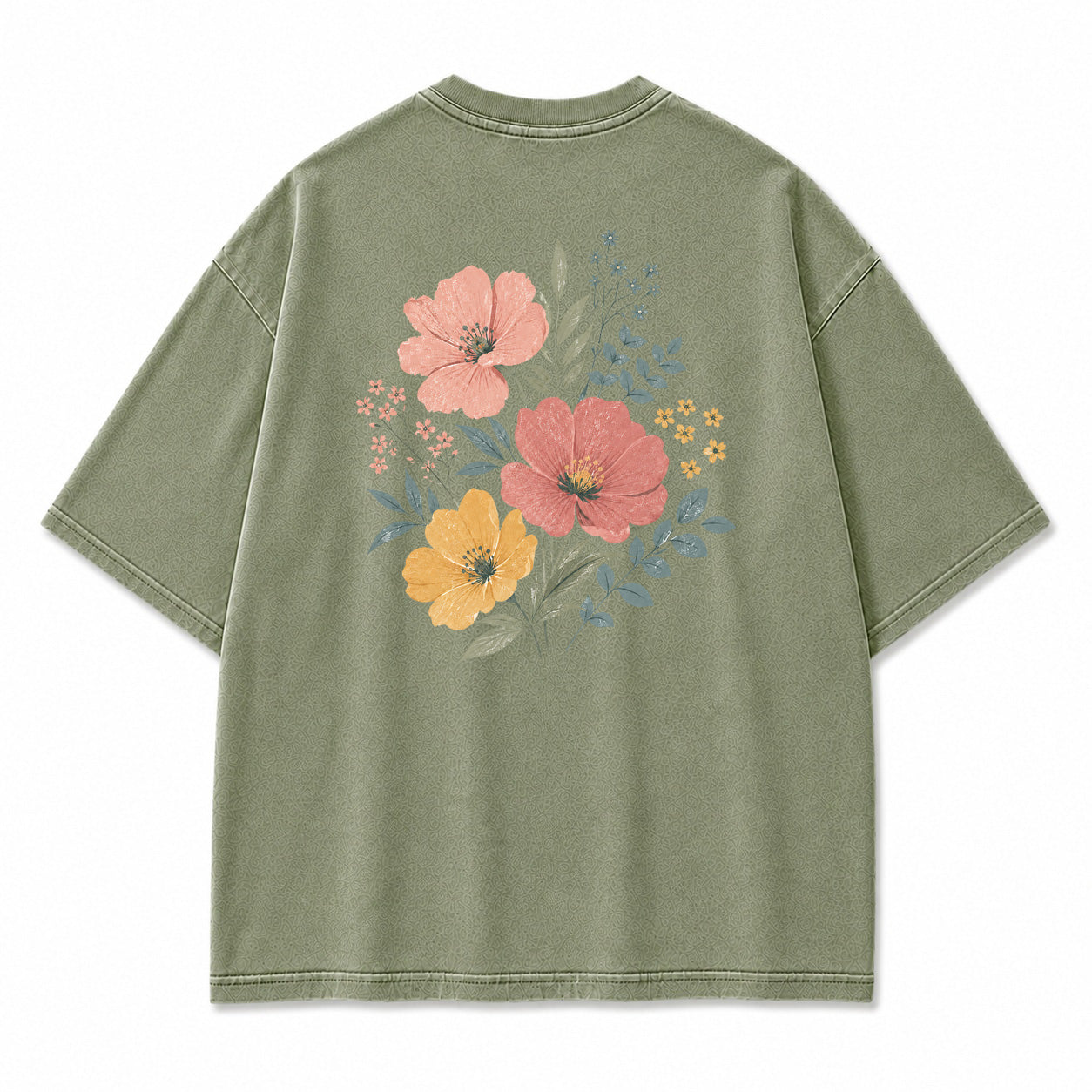 Soft Bloom Floral Graphic T-Shirt