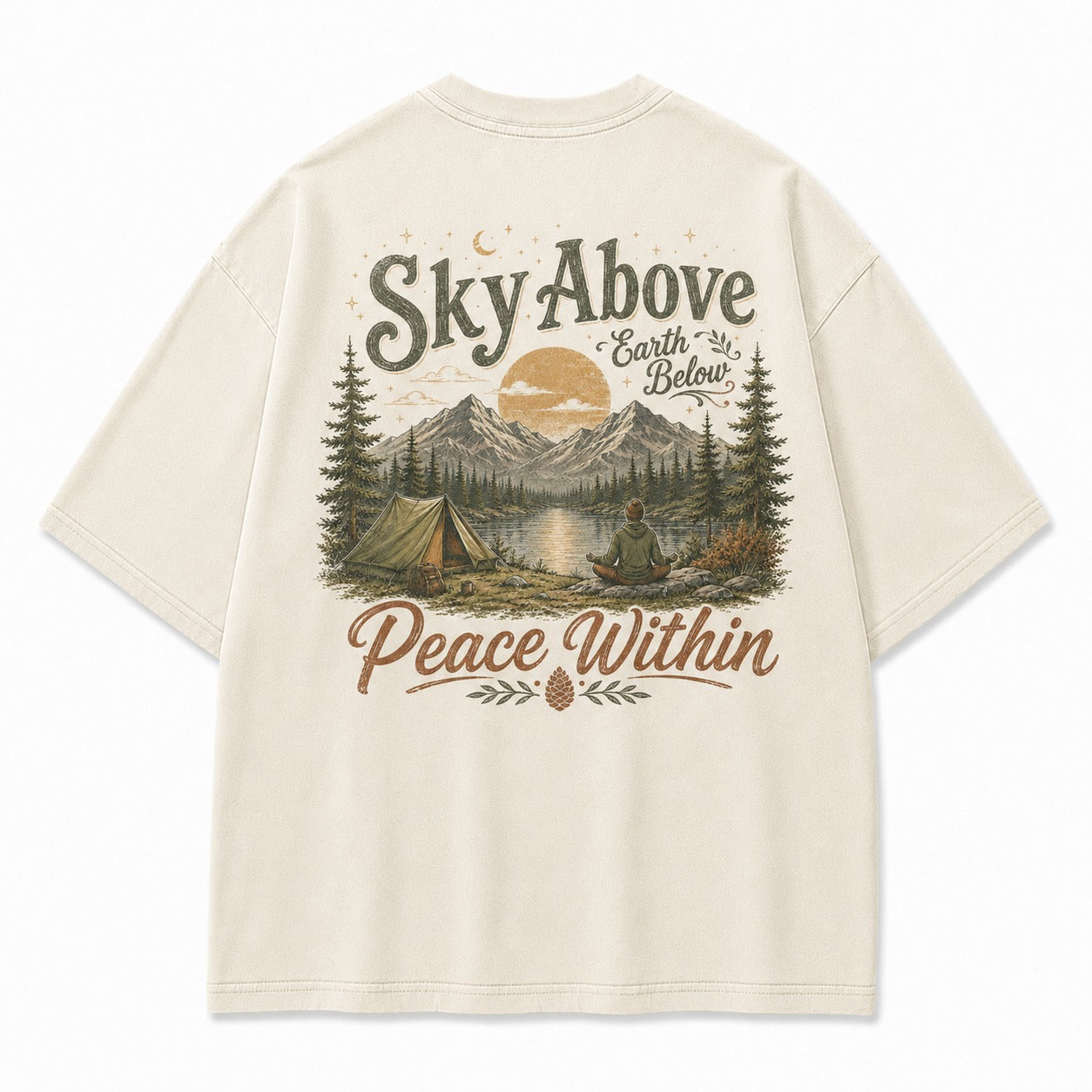 Peace Within Mountain Graphic Tee