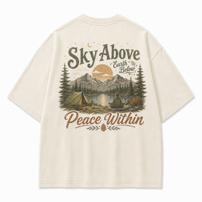 Peace Within Mountain Graphic Tee