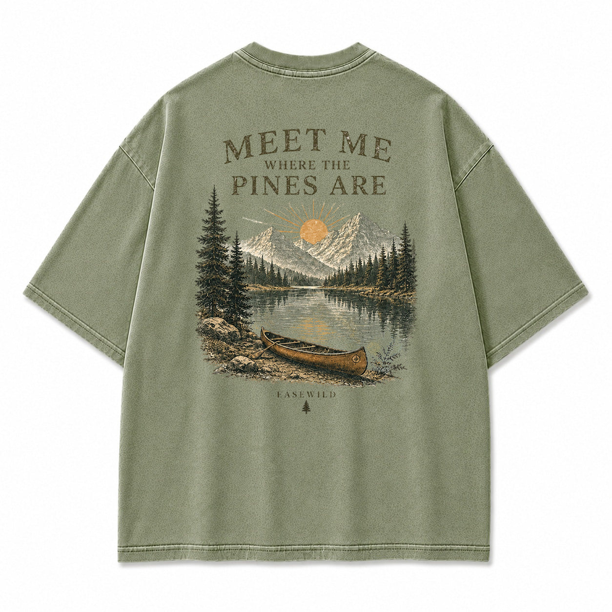 Pine Lake Escape Grafik-T-Shirt