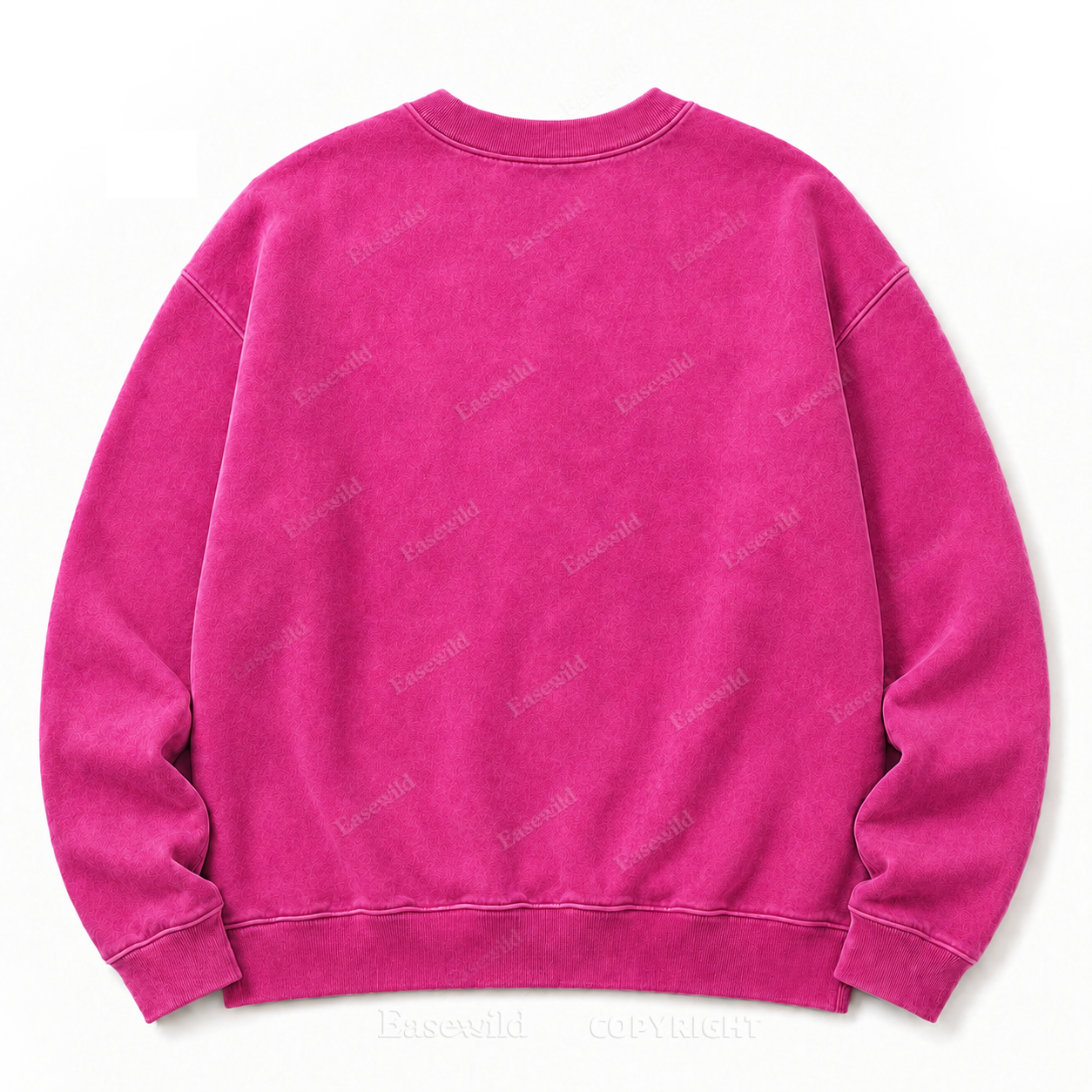 Moon Phase Celestial Front Graphic Washed Crewneck