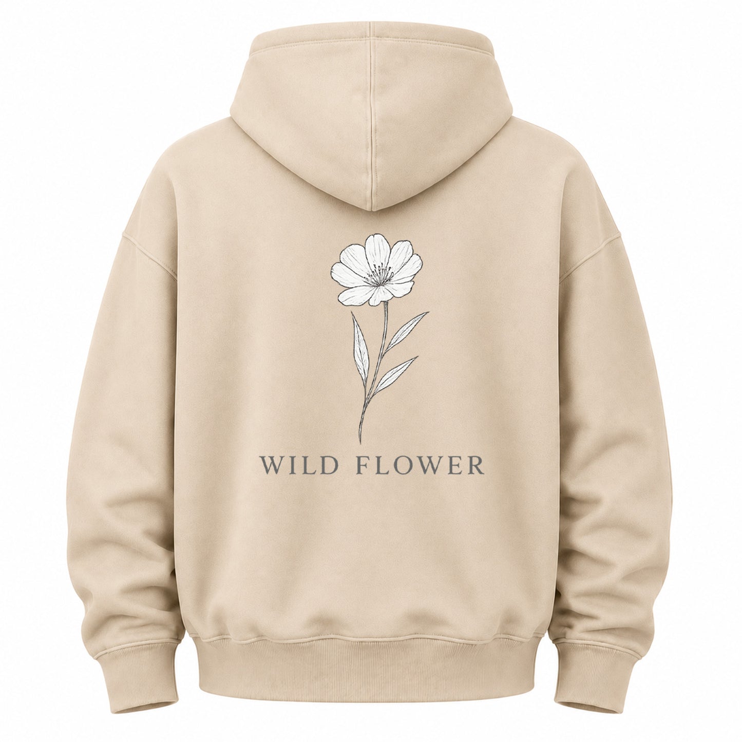 Single Stem Botanical Graphic Hoodie